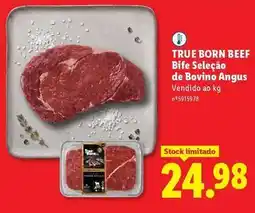 Lidl Angus - true born beef bife seleção de bovino promoção
