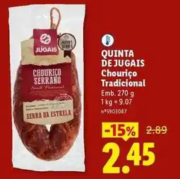 Lidl Jugais - chourico tradicional promoção