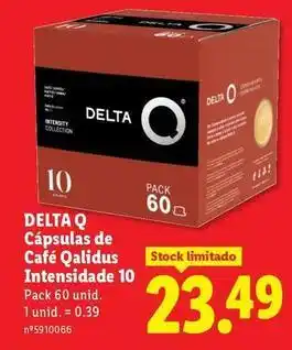 Lidl Delta q - cápsulas de café promoção