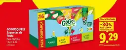 Lidl Gogo squeez - squeta de fruta promoção