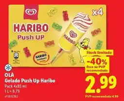 Lidl Haribo - gelado push up promoção