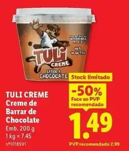 Lidl Creme de barrar de chocolate promoção
