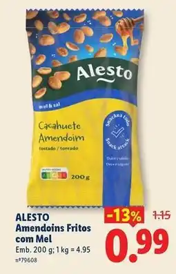 Lidl Alesto - almendoim fritos con mel promoção