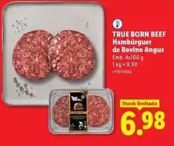 Lidl Gourmet - hambúrguer de bovino promoção