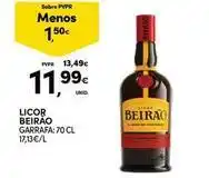 Continente Bom dia Beirão - licor promoção