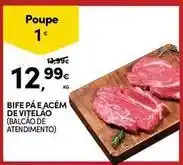 Continente Bom dia Bife pâe acém de vitelão promoção