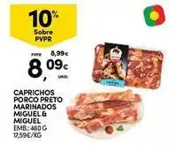 Continente Bom dia Caprichos porco preto marinados miguel & miguel promoção