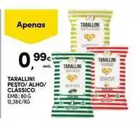 Continente Bom dia Tarallini pesto/alho/clássico promoção