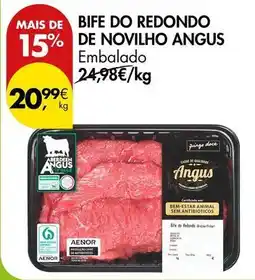 Pingo Doce Angus - bife do redondo de novilho angus promoção