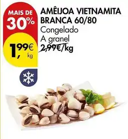 Pingo Doce A+ - ameijoa vietnamita branca 60/80 promoção