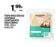 Continente Bom dia Seleção du chef - tofu biologico promoção