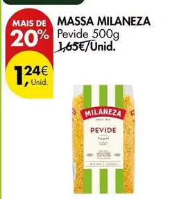 Pingo Doce Milaneza - massa promoção