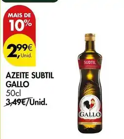 Pingo Doce Gallo - azeite subtil promoção