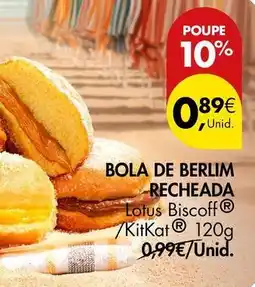 Pingo Doce Lotus - bola de berlim recheada promoção