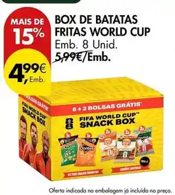 Pingo Doce Cheetos - box de batatas fritas world cup promoção
