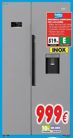 BragaJAV Frigorifico americano beko promoção