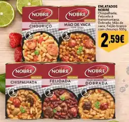 Neomáquina Nobre chispalhada; feijoada à transmontana; dobrada; mão de vaca; feijão branco com chouriço promoção