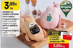 Intermarché Frango do campo lusitano promoção