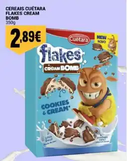 Neomáquina Cereais cuétara flakes cream bomb promoção