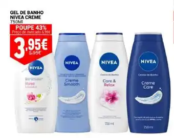 Gel de banho nivea creme