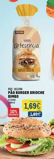 Makro Pão burger brioche bimbo promoção