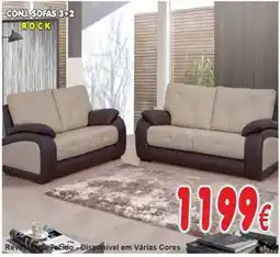 BragaJAV Conj. sofás rock promoção