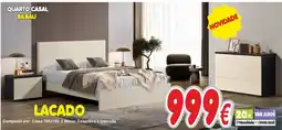 BragaJAV quarto casal bilbau lacado promoção