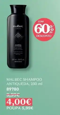 O Boticário Malbec shampoo antiqueda promoção