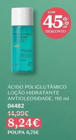 O Boticário Poliglutâmico chanel loção hidratante antioleosidade promoção