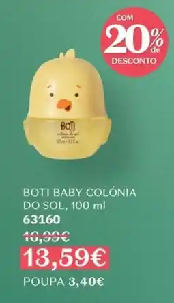 O Boticário boti baby colônia do sol promoção