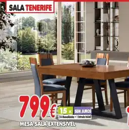 BragaJAV mesa sala extensível promoção