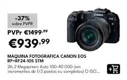 Radio Popular máquina fotográfica canon eos rp+rf24-105 stm promoção
