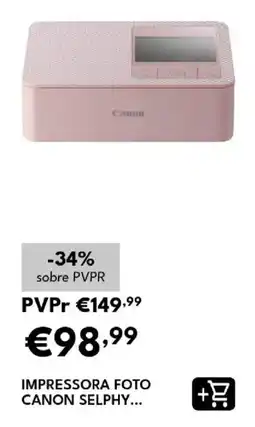Radio Popular impressora foto canon selphy promoção