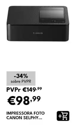 Radio Popular impressora foto canon selphy... promoção