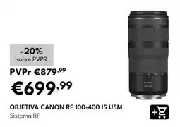 Radio Popular objetiva canon rf 100-400 is usm promoção