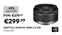 Radio Popular Objetiva canon rf 16mm 2.8 stm promoção