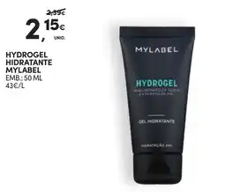 Continente Hydrogel hidratante mylabel promoção