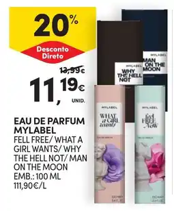 Continente eau de parfum mylabel promoção