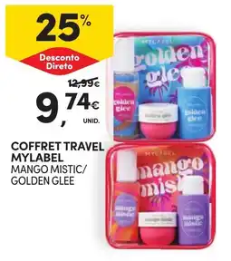 Continente Coffret travel mylabel mango mystic/ golden glee promoção