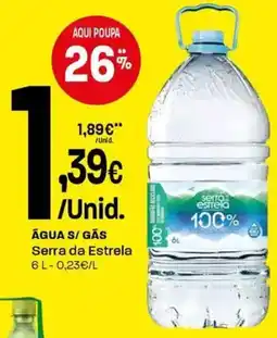 Intermarché Água s/ gás serra da estrela promoção