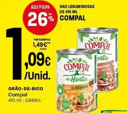 Intermarché Grão-de-bico compal promoção