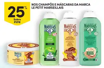 Continente nos champôs e máscaras da marca le petit marseillais promoção