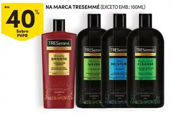 Continente na marca tresemme promoção