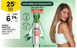 Continente spray fructis diamond sleek promoção