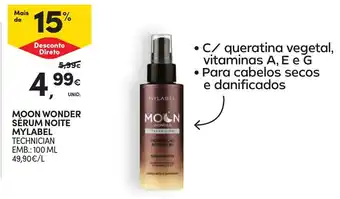 Continente moon wonder serum noite mylabel technician promoção