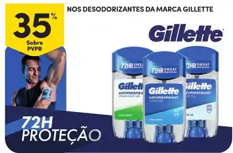 Continente desodorantes da marca gillette promoção