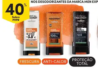 Continente nos desodorizantes da marca men expert promoção
