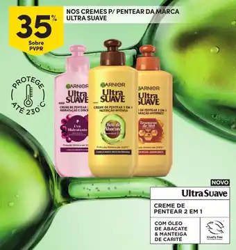 Continente Garnier ultra suave creme de pentear 2 em 1 promoção
