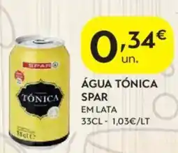Spar Água tónica spar promoção