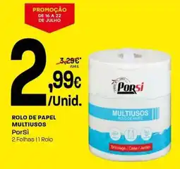 Intermarché Rolo de papel multiusos porsi promoção